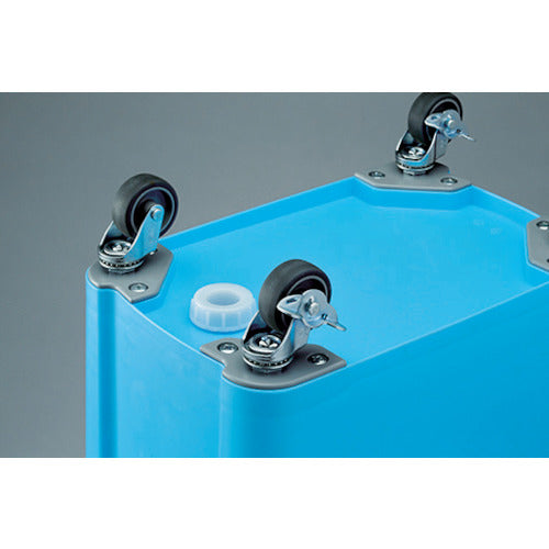 다람쥐 주방 용 캐스터 페일 70L 배수 마개 부착 그레이 GGYK005 1 개