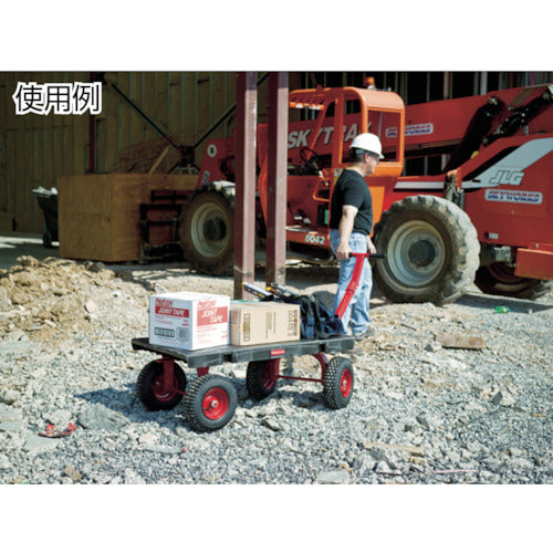 Rubbermaid Wheel Wagon Truck Black 447807 1 unit