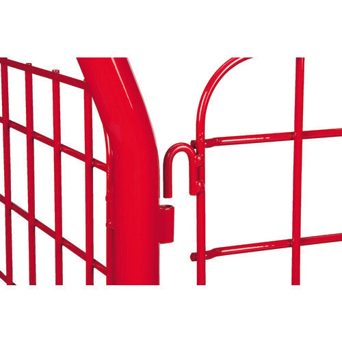 러버 메이드 철망 대차 사이드 패널 플랫폼 트럭 길이 1318×폭 630×높이 400mm 균등 하중 544kg 448507 1대