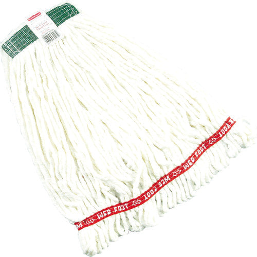 ラバーメイド ウェブフット・シュリンクレスモップ ウェットタイプ ホワイト A2120601 1 個