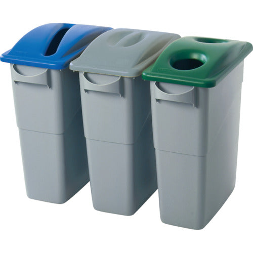 Erector Slim Jim Container Lid for Paper Disposal, Blue, 2703-8865, 1 pc