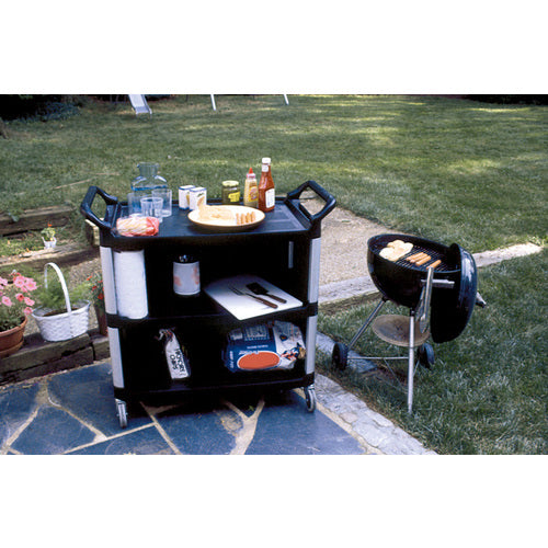 Rubbermaid Extra Utility Cart, Black, 409307, 1 unit