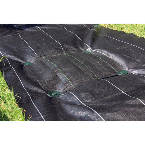 Dio Weed Control Sheet Repair Kit High Density Weed Control Sheet 1m x 1m (Hammer Pin 18cm x 4 pcs) 252348 1 bag