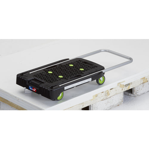 TRUSCO 수지 대차 아크로 캐리 600X390 블랙 스토퍼 부착 AC-1-BK-S 1대