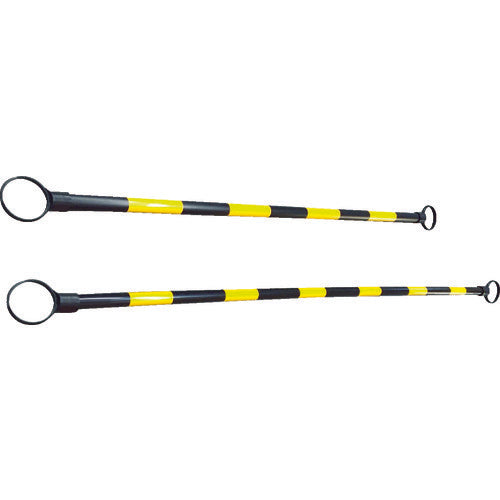 TRUSCO ガードバー 長さ1.5m イエローブラック TTB-YB15 1 本