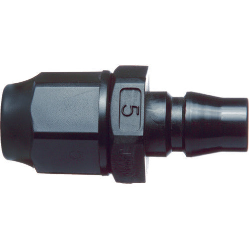 TRUSCO 樹脂継手プラグ ホース取付用 TRP-N5N 1 個