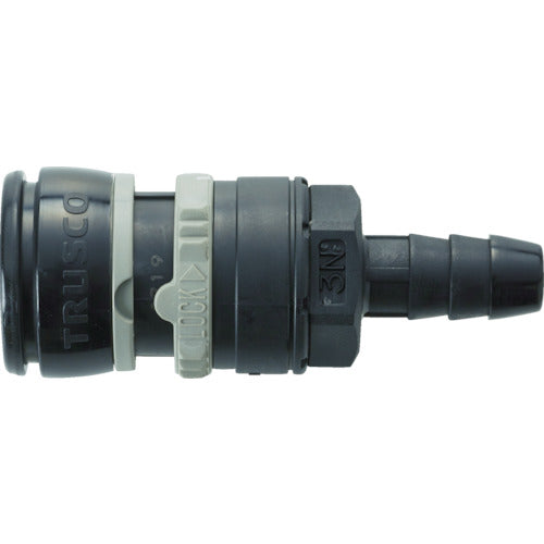 TRUSCO 樹脂継手ソケット ホース取付用 TRS-T3NR 1 個