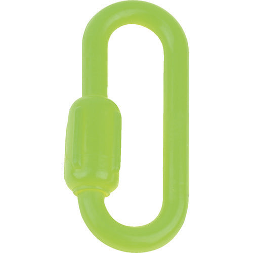 TRUSCO プラカラビナ 蛍光イエロー 6MM (2個入) TCK6LY 1 袋