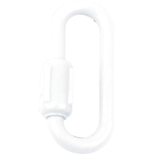 TRUSCO Plastic Carabiner White 6mm (2 pieces) TCK6W 1 bag