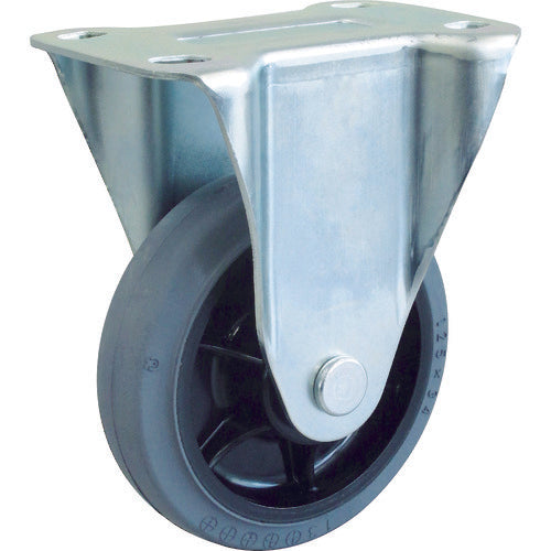 TRUSCO Caster TYS Series Fixed Gray Rubber Wheel 125mm TYSK-125G 1 pc