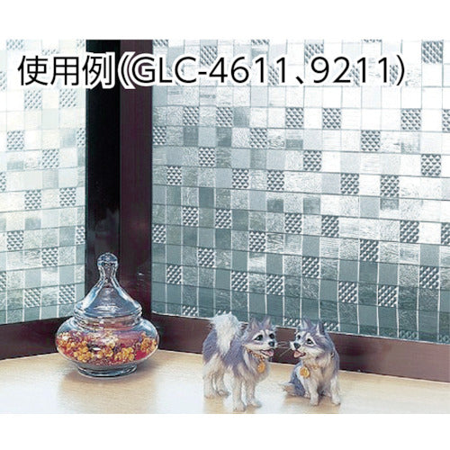 明和 窓飾りシートGLC−4611 46cm丈×90cm巻 GLC-4611 1 個
