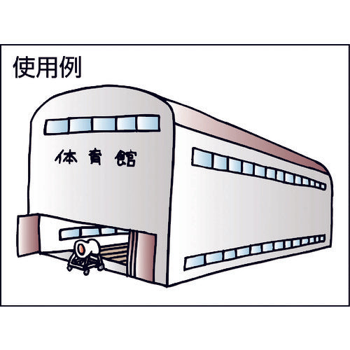 Suiden 送風機 どでかファン ハネ600mm 3相200V 低騒音・省エネタイプ 角度調節可能 4輪キャスター付 SJF-T604A 1 台