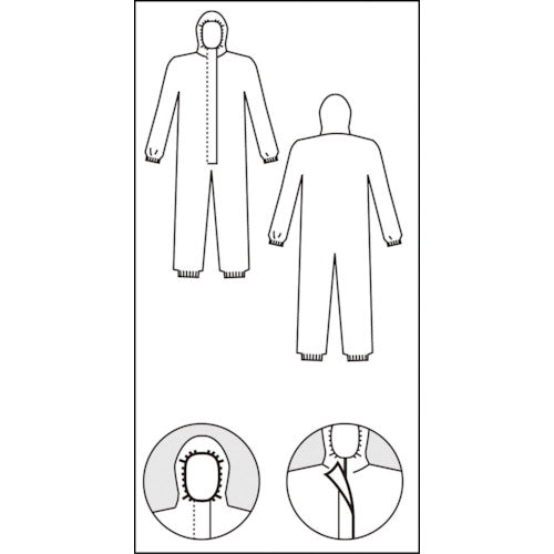 아제아스 타이벡(R)제 PE 코트 속복 5428 M 5428-M 1 착