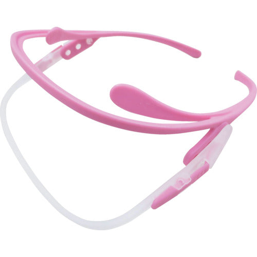 미도리 안전 메디컬 페이스 실드 룩유 본체 핑크 VMS-551-P 1개