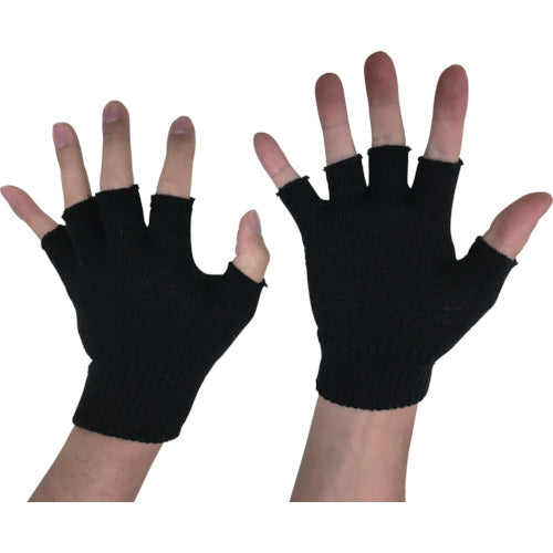 Katsuhoshi Stretch Magic Gloves Fingerless (No Scraps) Black 371539 1 Pair