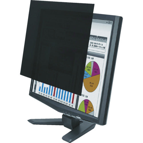 ELECOM 액정 보호 필터 / 들여다보기 방지 / 19 (16:10) 인치 EF-PFS19W 1 장