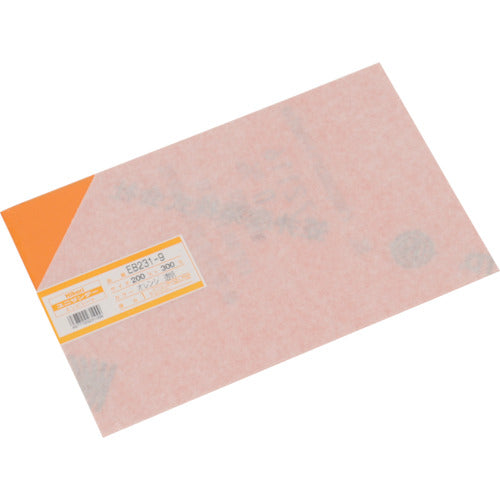 Light PVC board, orange transparent, 1 x 200 x 300 mm, EB231-9, 1 sheet