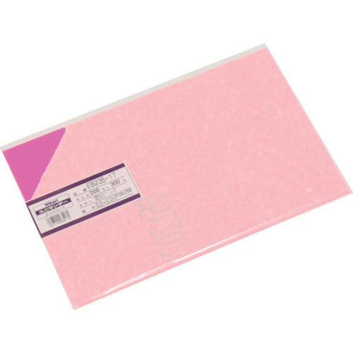 光 エンビ板 蛍光ピンク 0.5×200×300mm EB235-17 1 枚