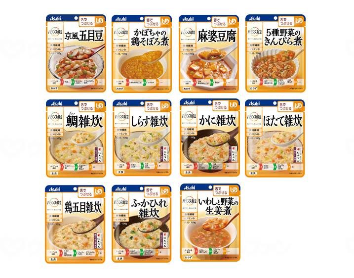 아사히 그룹 식품 밸런스 식단 혀로 부수기 11종 11개 세트 11종 11개 세트