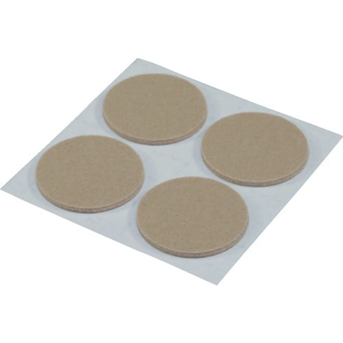 Hikari Anti-Scratch Felt Beige 2.3 x 28mm Round 8 Pieces FQ2803 1 PK