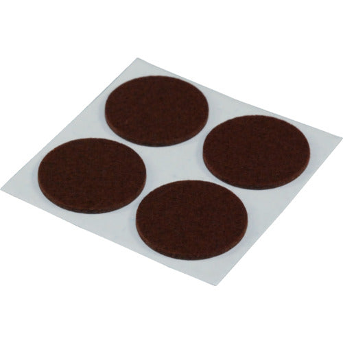 Hikari Anti-Scratch Felt Brown 2.3 x 28mm Round 8 Pieces FQ2804 1 PK