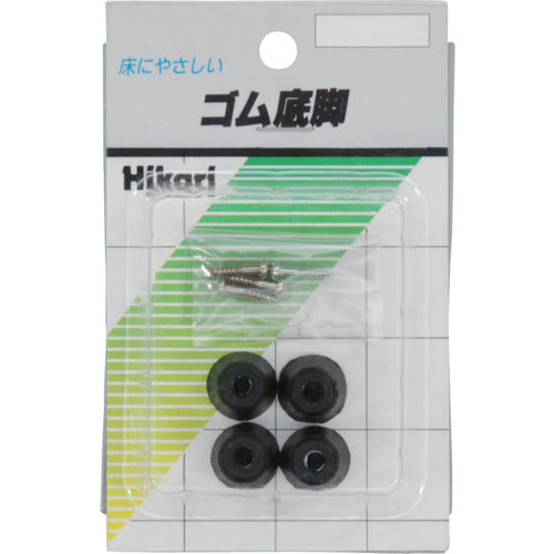 HIKARI Rubber round bottom legs 15mm 4 pieces G-15 1 PK
