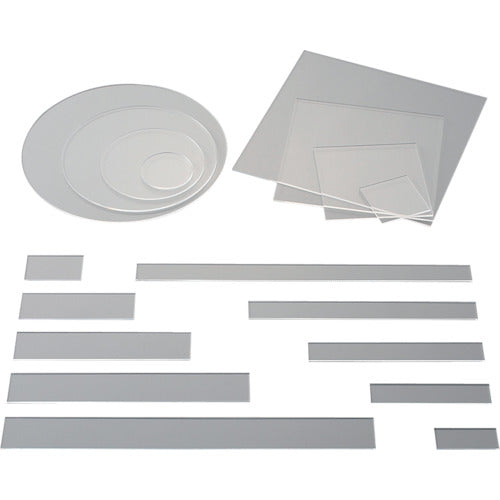 Light Acrylic Square Transparent 50mm x 2mm KA-51 1 PK