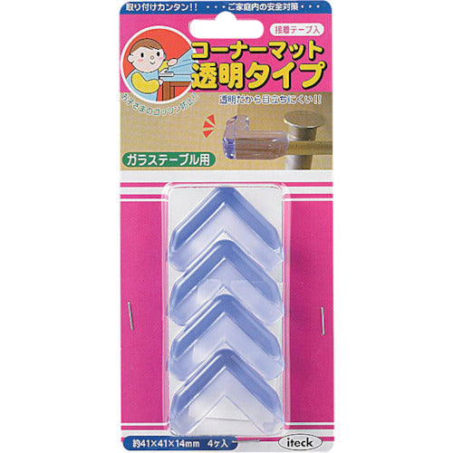 Hikari Transparent Corner Mat for Glass Tables KCT-12 1 PK