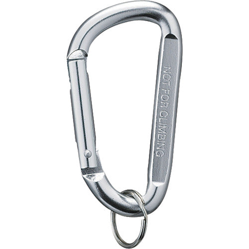 光 カラビナ シルバー 80mm KRA-802 1 個