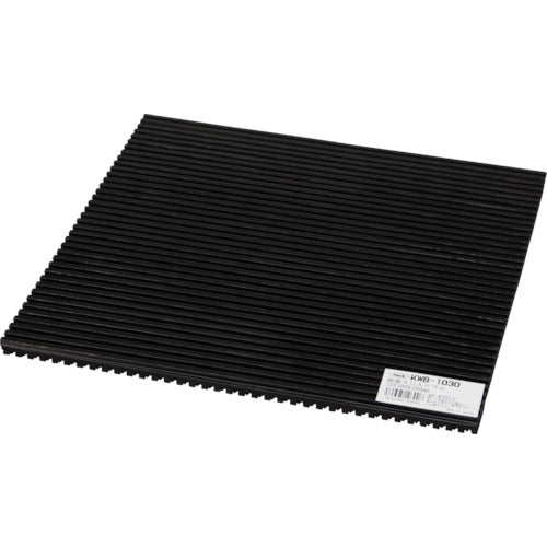 光 両面スジ入りゴム300mm角×10mm KWB-1030 1 枚