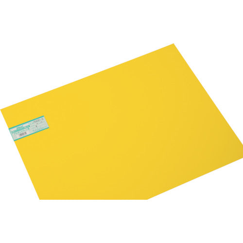 Light Polystyrene Plate Yellow 450 x 600 x 1.0 mm PS4061-5 1 sheet