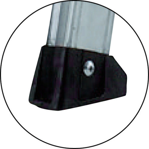 Alinco Telescopic Stepladder (wide steps) 150cm Maximum load 100kg PRW150FX 1 unit