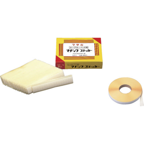 마사루 루프 카펫 용 맥 스티커 25mm x 10cm 30 매입 25RMS 1 상자