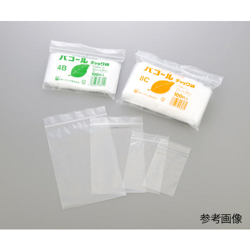 AS Pakoru Ziplock Bag 8F (100 pieces) 1-8196-25 1 bag