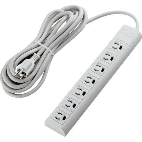 ELECOM 법인용 탭 3P 빠짐 방지 마그넷 7개구 5.0m T-H3750NM 1개