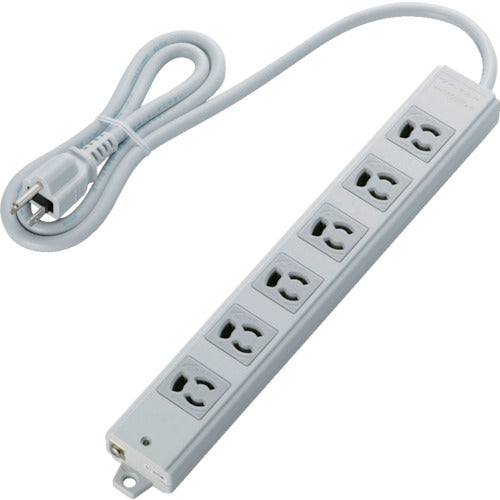 ELECOM 공사용 탭 EUROHS 지령 준거 빠짐 방지 3P 6개구 마그넷 부착 1m 그레이 T-WRM3610LG/RS 1개