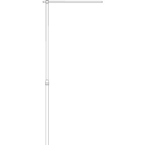 츠쿠시 【POP 프로덕츠 제품】모모타로 플래그 전용 신축 폴 695-P 1개