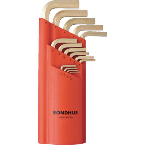 BONDHUS 육각 L-렌치 롱 세트 15개 세트(1.27-10mm) HLX15MG 1 S