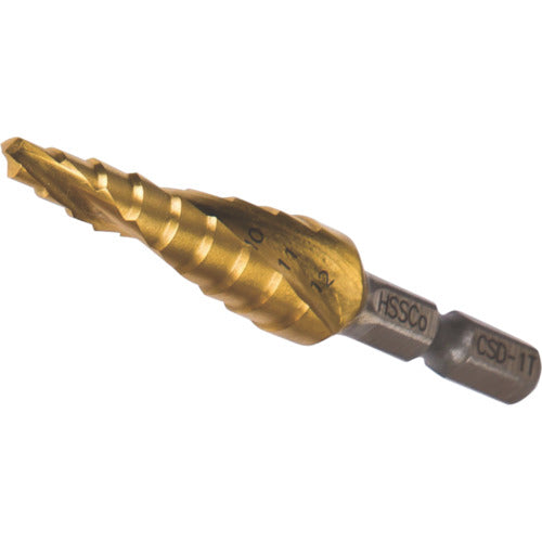 위닝 보어 코발트 스텝 드릴 4-12mm 티타늄 코팅 CSD-1T 1 개