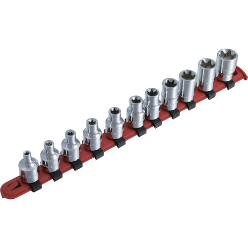 Pro-Auto 3/8DR. 11PC. Special E-Socket Hanger Set ES3-11S 1 S