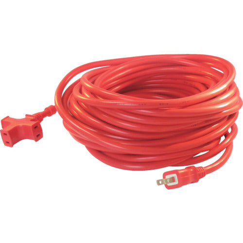正和電工 トライアングルマルチタップ 125V−15A 20m 赤 VCTM-20 R 1 本