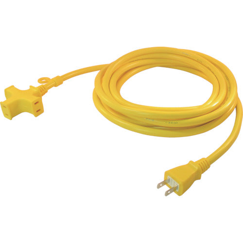 正和電工 トライアングルマルチタップ 125V−15A 5m 黄 VCTM-5 Y 1 本