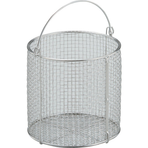 TRUSCO ステンレス洗浄カゴ 丸型 有効内寸142X142X146 TSM-1515N 1 個