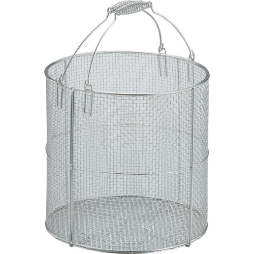 TRUSCO 스테인리스 세정 바구니 원형 유효 내 치수 290X290X295 TSM-3030N 1개