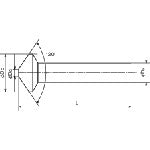 OSG カウンターシンク V−UCS 6.3X120°X44 9112063 V-UCS-6.3X120X44 1 本