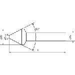 OSG カウンターシンク V−UCS 6.3X60°X47 9106063 V-UCS-6.3X60X47 1 本