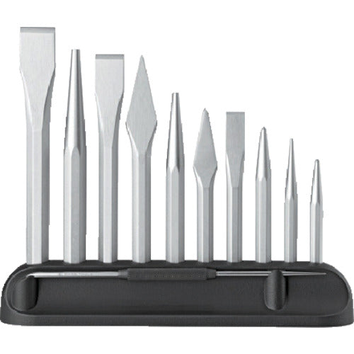 PB Swiss Tools 860H Punch and Chisel Set with Stand 860H 1 S