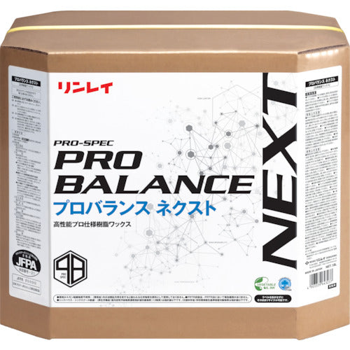 Rinrei Floor Resin Wax Pro Balance Next 18L RECOBO 642730 1 can