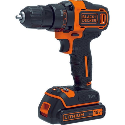 B/D 18V Lithium Cordless Drill Driver 2 Battery Type BDCDD186K2-JP 1 Unit