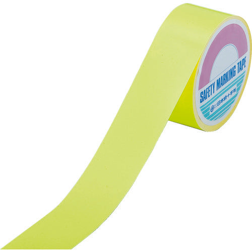 녹십자 형광 라인 테이프 황 형광-50Y 50mm폭×10m 엔비 실내용 266012 1권